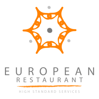 European Restaurant Logo PNG Vector