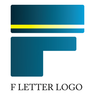 F Letter Design Logo PNG Vector