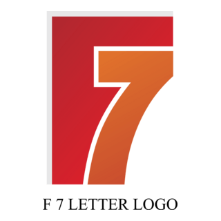 F7 Letter Logo PNG Vector