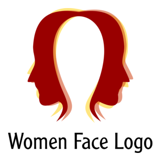 Fashion Face Colour Art Logo PNG Vector