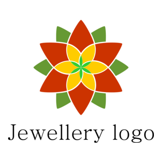 Fashion Flower Jewellery Logo PNG Vector