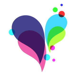 Fashion Heart Logo PNG Vector