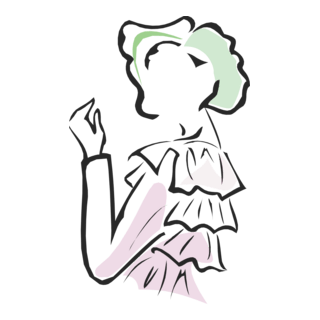 Fashion Morden Lady Logo PNG Vector