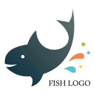 Fish Design Logo PNG Vector