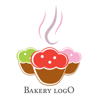 Food Cake Logo PNG Vector