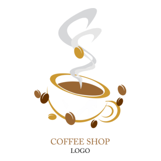 Food Coffee Shop Sheed Logo PNG Vector