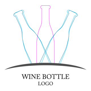 Food Drink Wine Cup Logo PNG Vector