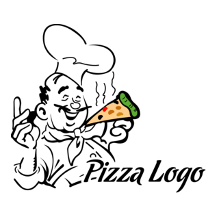 Food Pizza Chief Logo PNG Vector