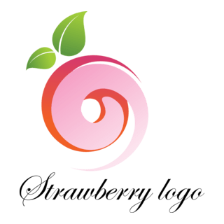 Food Strawberry Fruits Logo PNG Vector