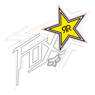 fox RACING ROCKSTAR Logo PNG Vector