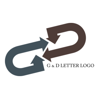 G D Letter Design Logo PNG Vector