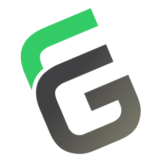 G E Letter Logo PNG Vector