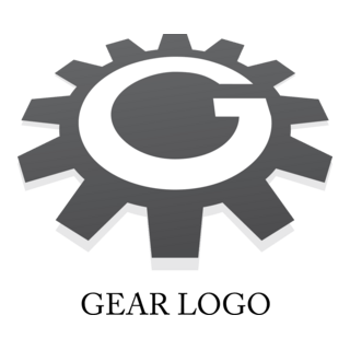 G Gear Letter Logo PNG Vector