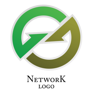 G J Letter Web Network Logo PNG Vector