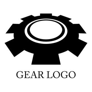 Gear Wheel Logo PNG Vector