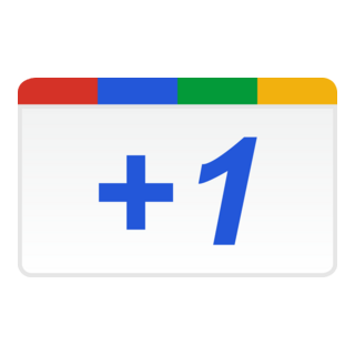 Google +1 Logo PNG Vector