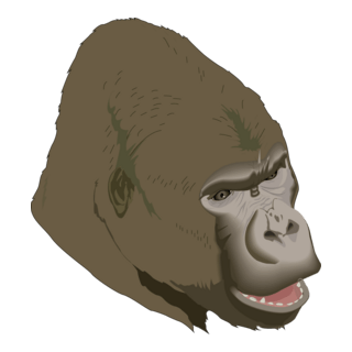 Gorilla Logo PNG Vector