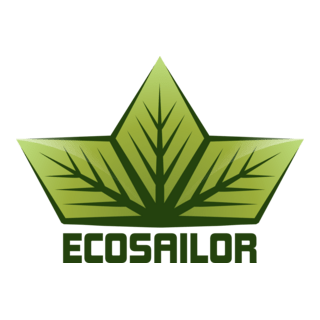 Green Ecosailor Logo PNG Vector