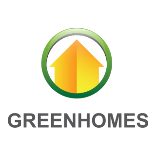 Green Homes Logo PNG Vector