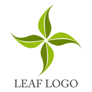 Green Leaf Nature Logo PNG Vector