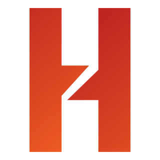 H Cut Logo PNG Vector