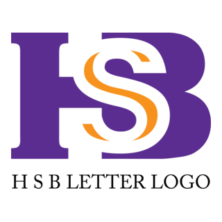 H S B Letter Logo PNG Vector