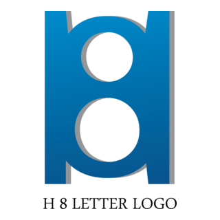 H8 Letter Logo PNG Vector