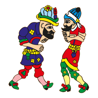 Hacivat Karagoz Logo PNG Vector