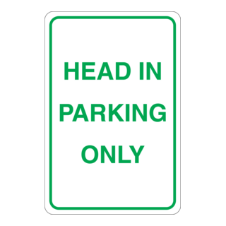 Head in parking only Logo PNG Vector