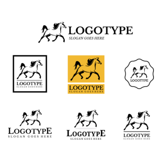 Horse Logo PNG Vector