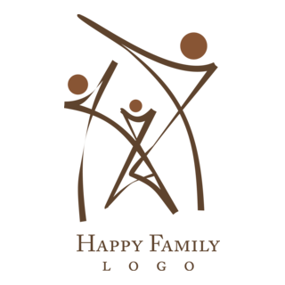 Hospital Family Happy Logo PNG Vector