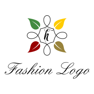 Hotel Fashion Leaf Logo PNG Vector