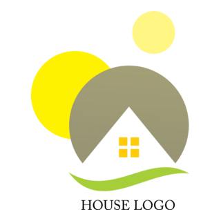 House Building Logo PNG Vector