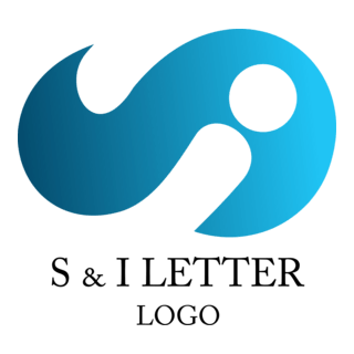 I S Letter Logo PNG Vector