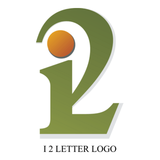 I2 Letter Logo PNG Vector