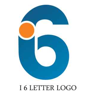 I6 Letter Logo PNG Vector