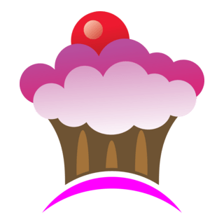 Ice Cake Logo PNG Vector