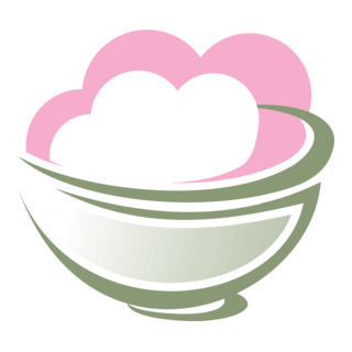 Ice Cream Bowel Logo PNG Vector