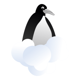 Ice Penguin Logo PNG Vector