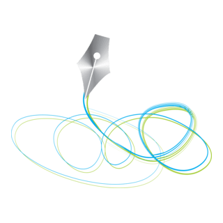 Ink Pen Logo PNG Vector