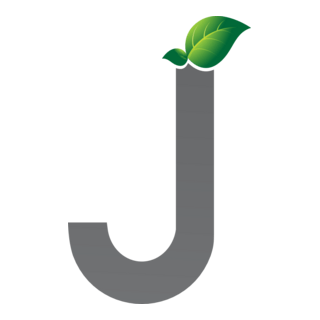 J Leaf Letter Logo PNG Vector