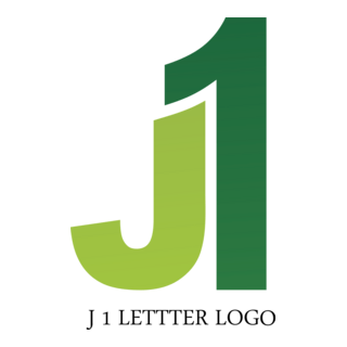 J1 Letter Logo PNG Vector