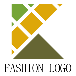 K Fashion Letter Logo PNG Vector