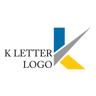 K Letter Alphabet Colorful Logo PNG Vector