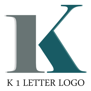 K1 Letter Logo PNG Vector