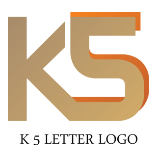 K5 Letter Logo PNG Vector