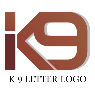 K9 Letter Logo PNG Vector