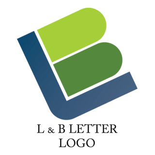 L B Letter Design Logo PNG Vector