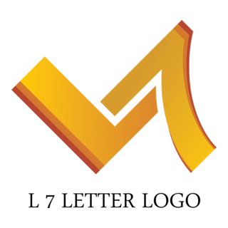 L7 Letter Logo PNG Vector