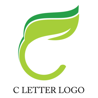 Leaf C Letter Logo PNG Vector